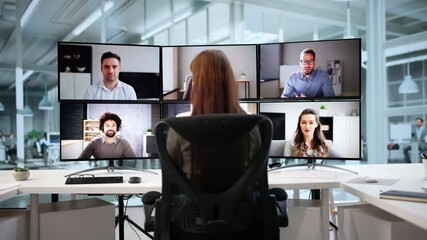 Aufkleber - Virtual Online Solutions Conference: Meet, Chat