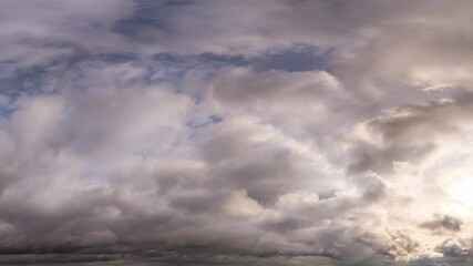 Wall Mural - cloudscape animation cinemagraph loop of moving clouds