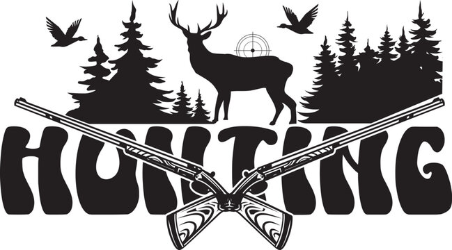 Hunting, Hunting SVG Bundle, Deer Hunting Season SVG, Father's Day