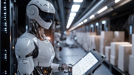 Poster - Advanced Humanoid Robot Operating in a Modern Warehouse Environment
