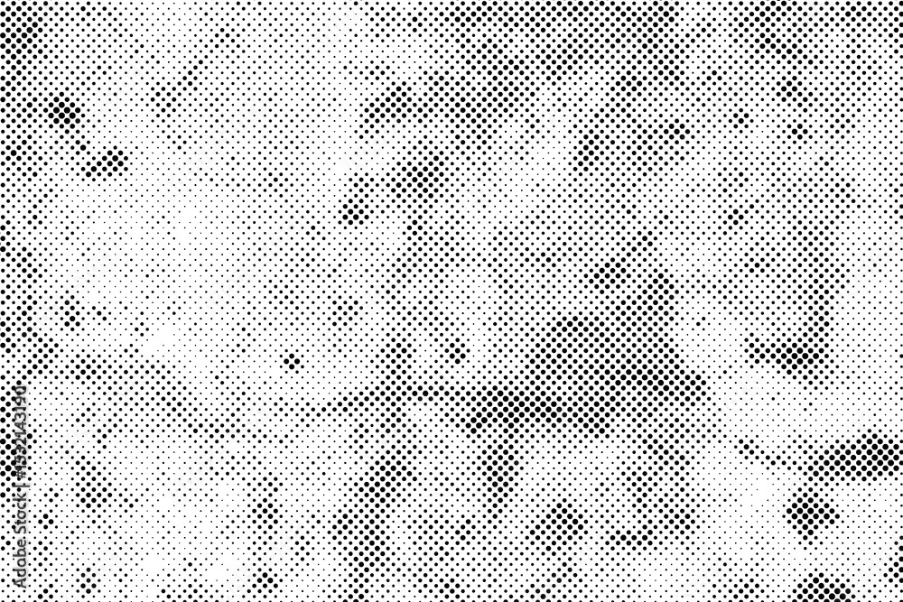 Halfton patter texture overlay pixelate on white background Stock ...