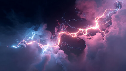 Poster - Epic lightning, amazing thunder lighting.
