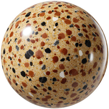 Speckled Orb of Stone Composite Pattern Texture