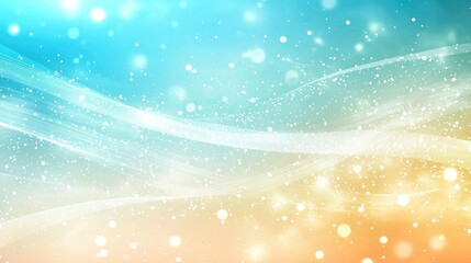 Poster - Dynamic abstract background with soft bokeh effects digital art colorful gradient atmospheric design