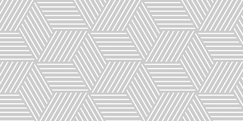 Vector geometric diagonal fabric waves seamless line texture. Seamless pattern Abstract geometric with stripes. Gray mesh background ornament.	