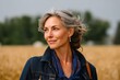 © Adobe Contributor - Woman with Gray Hair in a Field