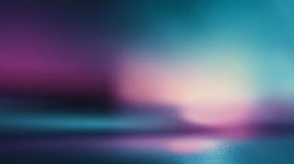 Poster - Vibrant Gradient Background: Teal, Purple, and Pink Hues for Design Projects
