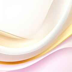 Poster - Flowing abstract design digital art modern aesthetics soft colors minimalist style creative expression