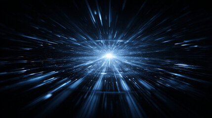 Poster - Stunning Blue Light Burst: Abstract Background Texture for Design Projects
