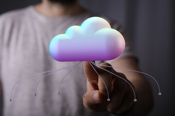 Aufkleber - Modern cloud technology for secure data storage, easy access, and efficient management.
