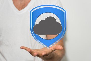 Poster - Safeguarding your cloud data with robust security measures.