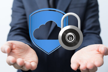 Poster - Protecting your business data with secure cloud technology and encryption.