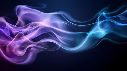 Wall Mural - Abstract Colorful Smoke Flow Design