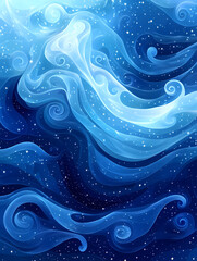 Wall Mural - Abstract Cosmic Mist