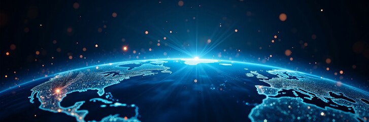 Wall Mural - Global Digital Connections