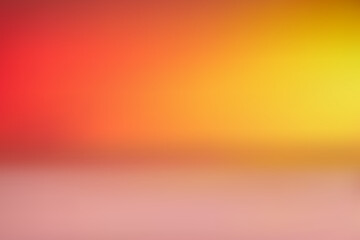 Fototapete - Warm Gradient of Orange and Yellow Tones Background