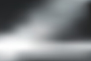 Fototapete - Abstract Grayscale Gradient with Light and Shadow Background