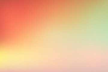 Fototapete - Warm and Soft Gradient colorful Background