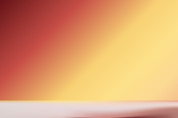Fototapete - Warm Gradient of Orange and Red Background