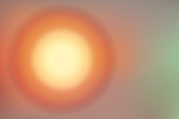 Fototapete - Glowing Halo of Light with Soft Gradient Background
