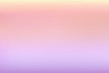 Fototapete - Soft Pastel Gradient of Pink Purple and Yellow Hues Background