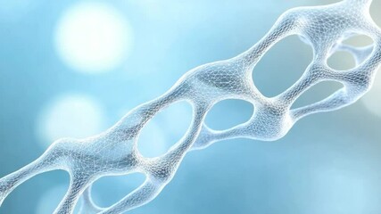 Aufkleber - Abstract Bone Structure: Intricate details of a bone's porous structure, highlighting its complex network of interconnected spaces.  A microscopic view of bone tissue.