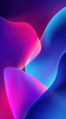 Poster - Abstract fluid gradient background with vibrant pink, purple, and blue colors Modern design concept for wallpaper, presentation, or graphic design projects