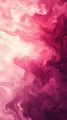 Poster - Abstract Pink and White Swirls with a Marble Texture for a Modern Backdrop