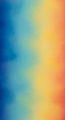 Poster - Abstract gradient background transitioning from blue to orange, creating a smooth and calming visual effect, ideal for website design or presentation