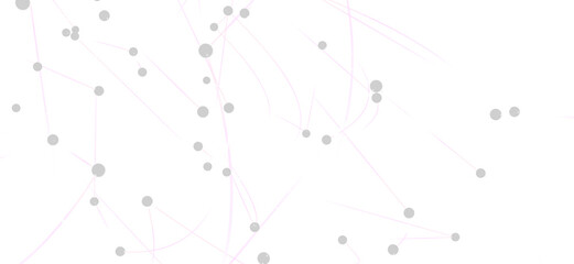 Poster - Modern abstract background. Network nodes and connections. Technology concept.