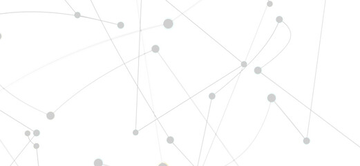 Poster - Modern abstract background with network connection nodes. Perfect for tech, data, and communication concepts.