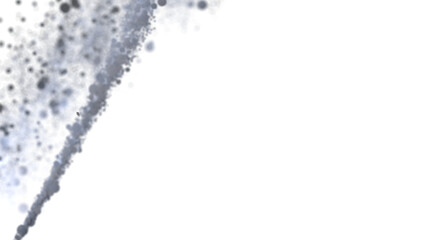 Poster - Abstract background with grey particles dispersed on white. Perfect for design projects.
