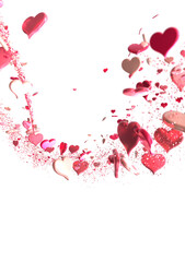 Leinwandbilder - Valentine Day Hearts