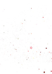 Poster - Stars - Banner with golden decoration. Festive border with falling glitter dust and stars.