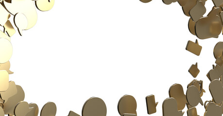Aufkleber - speech bubbles