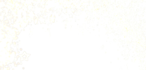 Poster - Subtle light yellow stars and dots scattered on a white background. Perfect for presentations or websites.