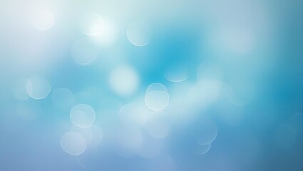 Abstract blue bokeh background