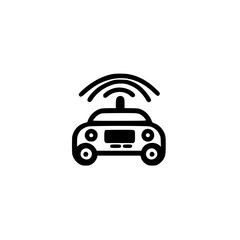 Poster - Autonomous vehicle icon vector