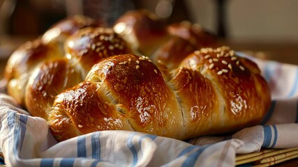 Wall Mural - basket of bread