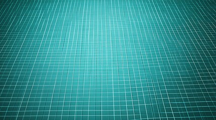 Poster - Teal Colored Graph Paper with Bold Gridlines for Creative Use