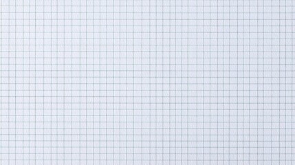 Poster - Thin Gray Graph Paper Texture with Light Grid Pattern for Design Use