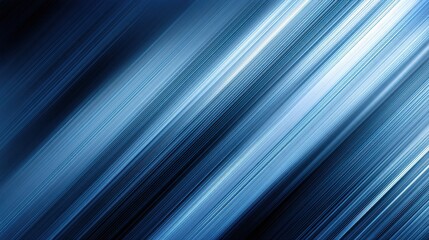 Poster - Elegant Blue Gradient Tech Backdrop with Light Streaks for Designs