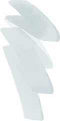 Poster - Abstract brush strokes are overlapping diagonally in flat vector design with transparent background