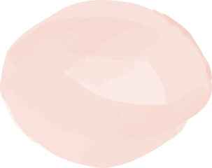 Poster - Abstract pastel-colored ring floating on transparent backdrop, displaying soft watercolor gradients