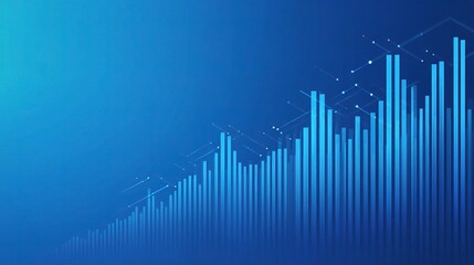 Abstract Blue Minimalist Background for Business Presentation and Design