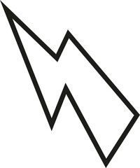 Poster - Abstract shape is floating on transparent canvas in flat design with zigzag edges, copy space
