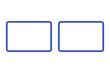© Nafish - Rounded Blue Rectangle Frames PNG – Dual UI Boxes with Transparent Background