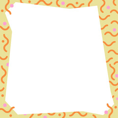 Poster - Abstract dark gray irregular polygon appearing in flat design, transparent background, copy space