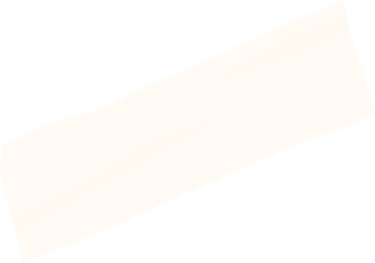Poster - Flat design abstract ribbon shape is tilting diagonally across transparent background