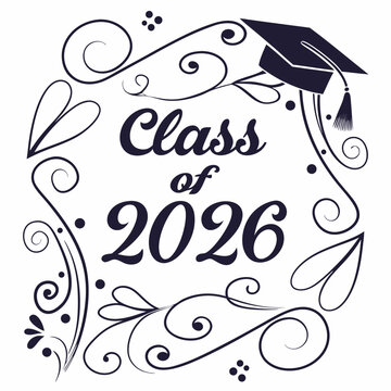            Congrats class of 2026 a vintage illustratiodesign